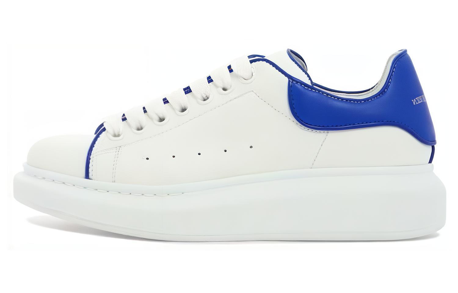 Buy (W) Zapatillas Alexander McQueen Oversized 'Blanco con Detalles Azules' 733003-WHJE5-8806