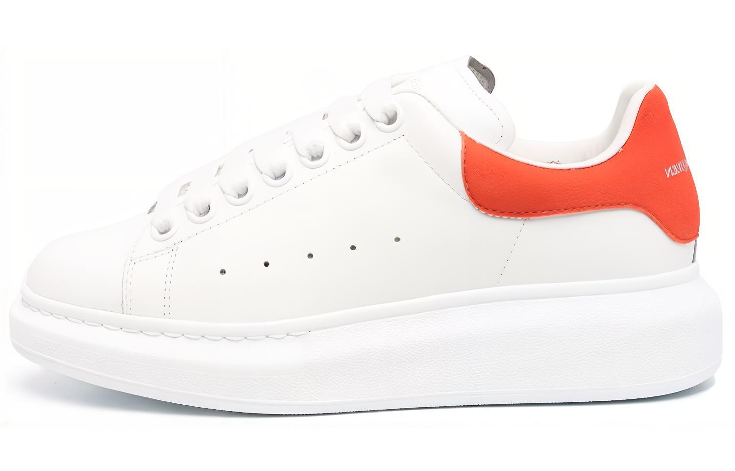 (Women) Alexander McQueen Oversized Sneaker 'White Acrylic Orange' 553770WHGP79411