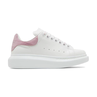 (W) Alexander McQueen Oversized Sneaker 'White Antic Pink'