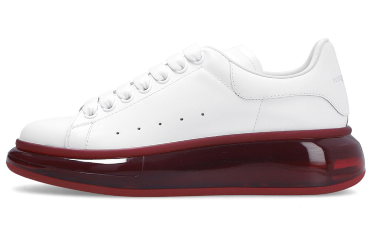 Buy (W) アレキサンダー・マックイーン オーバーサイズスニーカー 白/赤 611698WHYBY9714