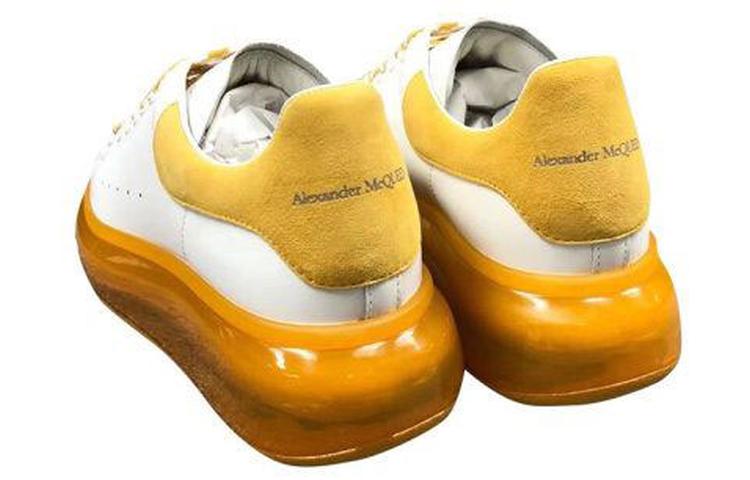 (W) Alexander McQueen Oversized Sneaker 'White/Yellow'