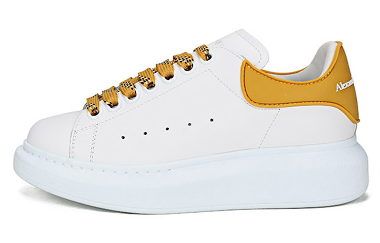 Buy (W) Sneaker Alexander McQueen Oversized 'Putih Mustard' 621056WHXMT9718