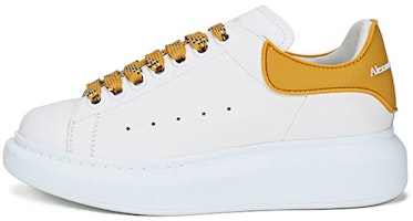 (Women) Alexander McQueen Oversized Sneaker 'White Mimosa' 621056WHXMT9718 (Women) Alexander McQueen Oversized Sneaker 'White Mimosa' 621056WHXMT9718