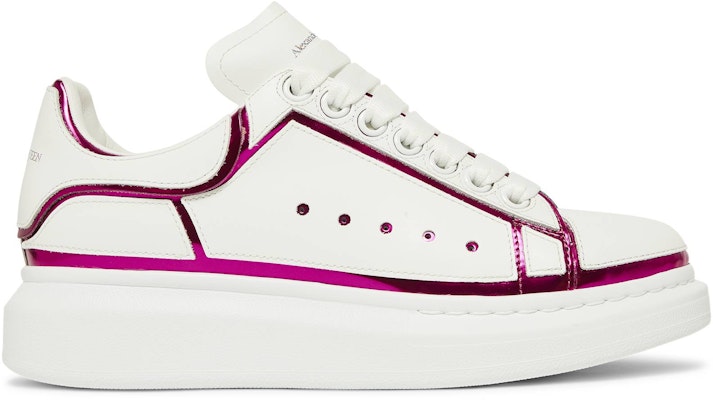 (W) アレキサンダー・マックイーン オーバーサイズスニーカー 白/ピンク 708750-WICGG-9993 Buy (W) アレキサンダー・マックイーン オーバーサイズスニーカー 白/ピンク 708750-WICGG-9993