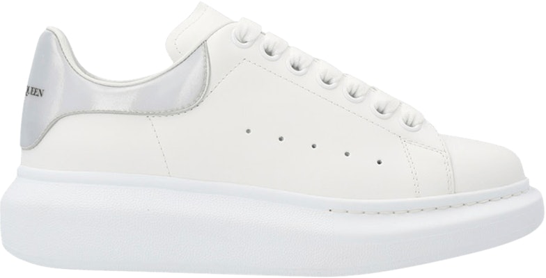 White and silver alexander 2025 mcqueen sneakers