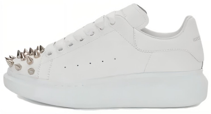 Alexander McQueen 亞歷山大·麥昆 時尚繫帶板鞋 女款 白色 Buy Alexander McQueen 亞歷山大·麥昆 時尚繫帶板鞋 女款 白色