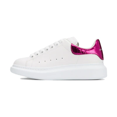 (W) Alexander McQueen Oversized Sneaker 'White Cocktail Pink'