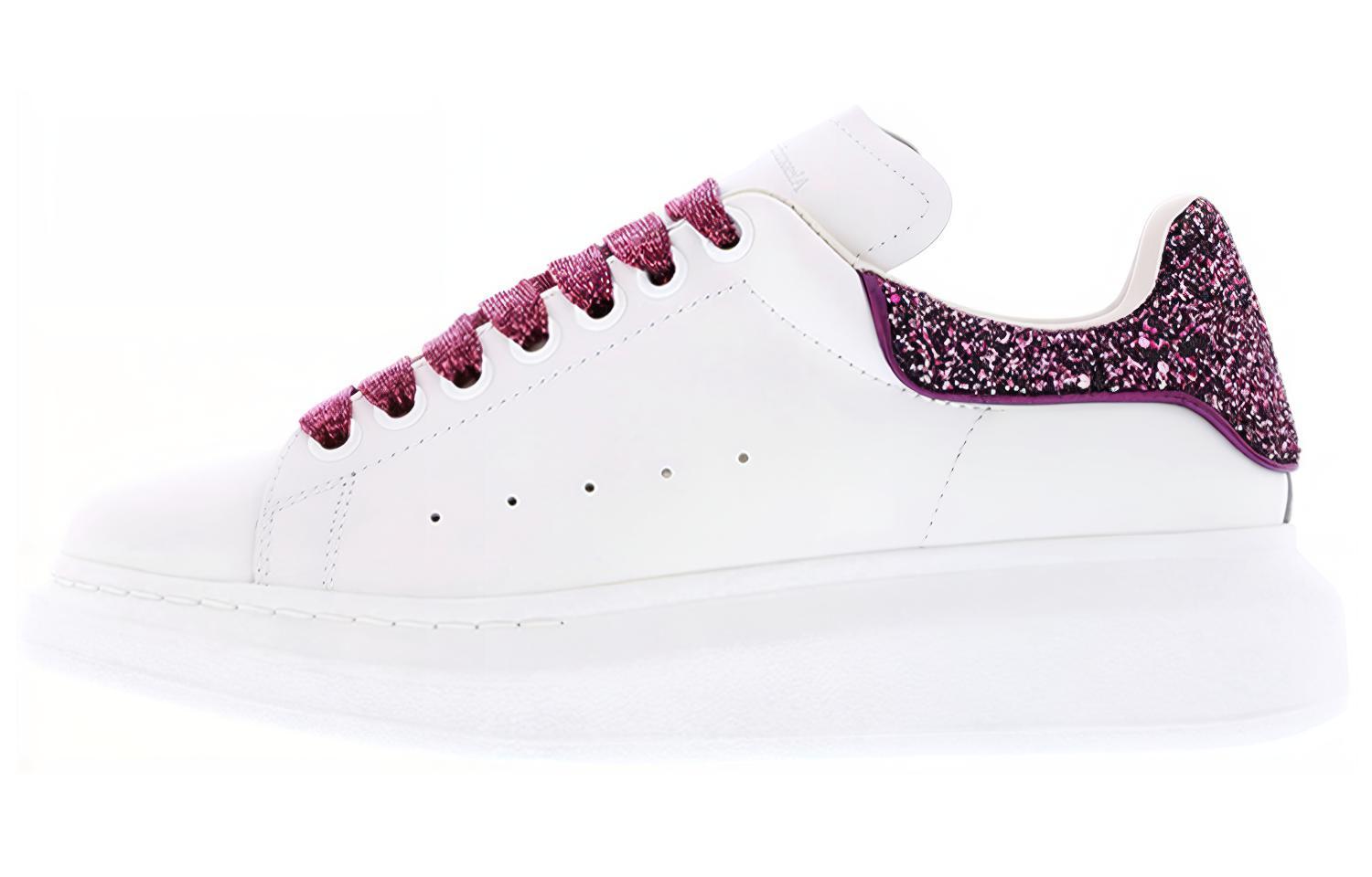 Buy (W) Alexander McQueen Kasut Oversized 'Putih Kelip Mawar' 558945-WHTQ6-9304