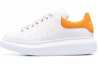 Buy (W) Zapatillas Alexander McQueen Oversized 'Blanco Naranja'. 553770-WHGP7-9756