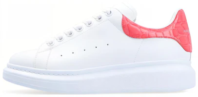 (Women) Alexander McQueen Oversized Sneaker 'White Coral Croc' 553770WHXMY9663 (Women) Alexander McQueen Oversized Sneaker 'White Coral Croc' 553770WHXMY9663