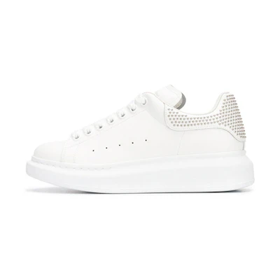 (W) Alexander McQueen Oversized Sneaker 'White Silver'