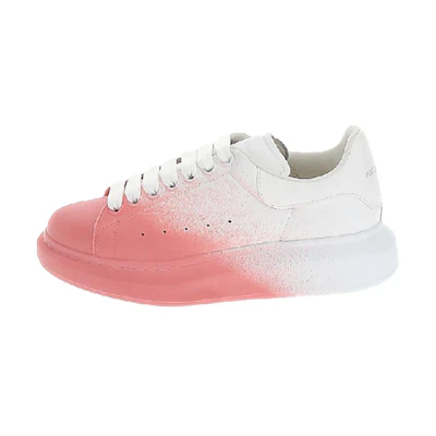 (W) Alexander McQueen Oversized Sneaker 'White Pink'