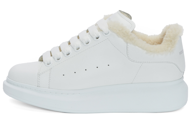 Buy (W) アレキサンダー・マックイーン オーバーサイズスニーカー (白) 609650-WIAFI-9000
