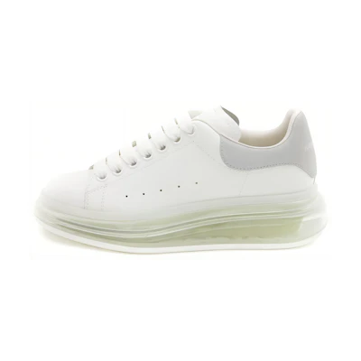 (W) Alexander McQueen Oversized Sneaker 'White Silver'