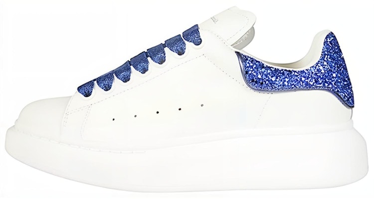 (W) Alexander McQueen Kasut Oversized 'Putih Biru Berlian Berkilau' 558945WHTQI9852 Buy (W) Alexander McQueen Kasut Oversized 'Putih Biru Berlian Berkilau' 558945WHTQI9852