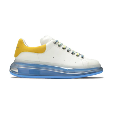(W) Alexander McQueen Oversized Sneaker 'White Light Blue'