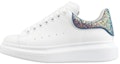 Buy (W) Alexander McQueen Oversized Sneaker 'Putih Glitter' 558945-WICG5-9994