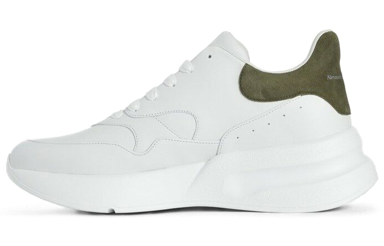 Buy (W) 亚历山大·麦昆白绿大号运动鞋 575425WHRUB9055