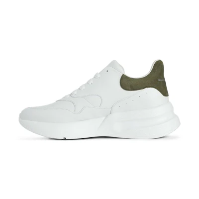 (W) Alexander McQueen Oversized Sneaker 'White Green'