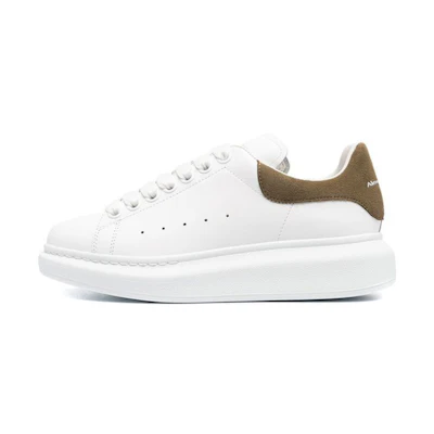 (W) Alexander McQueen Oversized Sneaker 'White New Khaki'