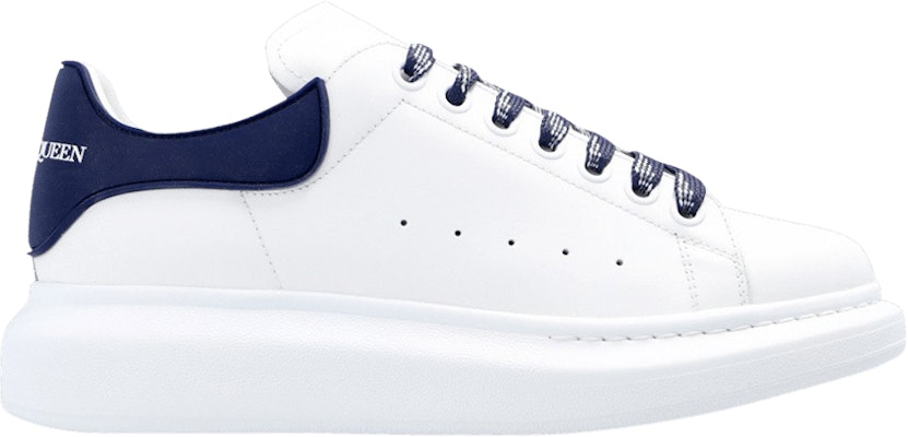 Women Alexander McQueen Oversized Sneaker White Ink Blue 621056 WHXMT 9164 621056 WHXMT 9164 Novelship