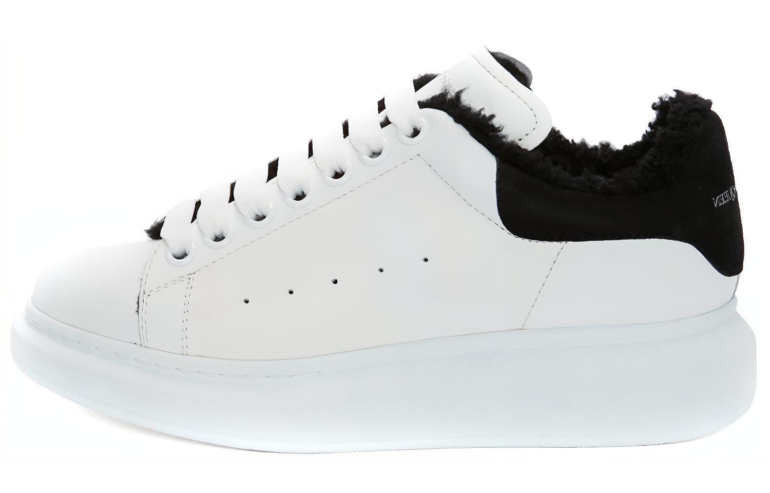 Buy (W) 亚历山大·麦昆 白黑色加厚休闲鞋 609650WIAFJ9061