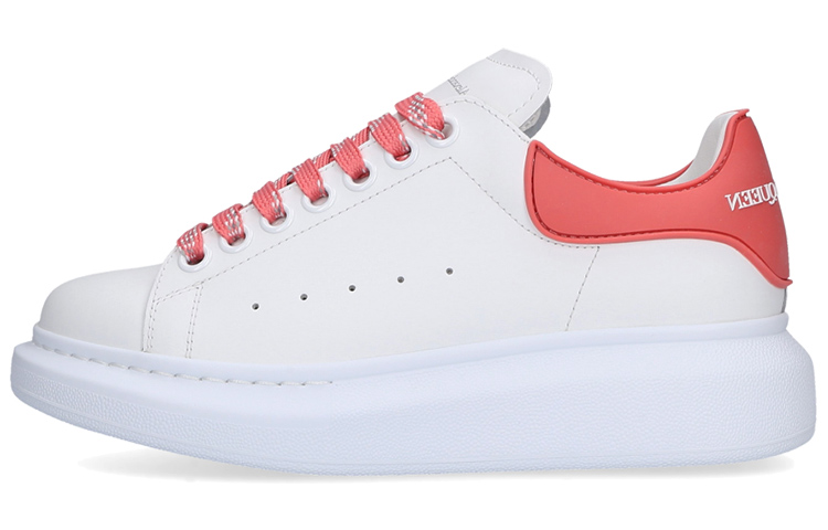 Buy (W) 알렉산더 맥퀸 오버사이즈 스니커즈 '화이트 코랄' 621056-WHXMT-9097