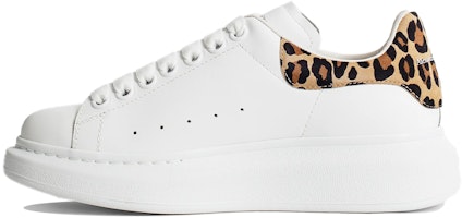 (Women) Alexander McQueen Oversized Sneaker 'White Leopard' 650787-WHZ4T-9316 (Women) Alexander McQueen Oversized Sneaker 'White Leopard' 650787-WHZ4T-9316