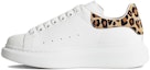 Buy (W) Alexander McQueen Kasut ‘White Leopard’ Besar Terlebih Saiz 650787-WHZ4T-9316
