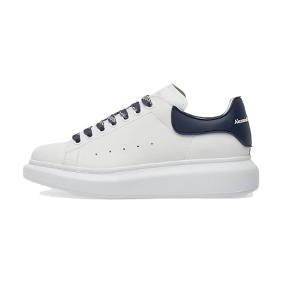 (W) Alexander McQueen Oversized Sneaker 'White Ink Blue'