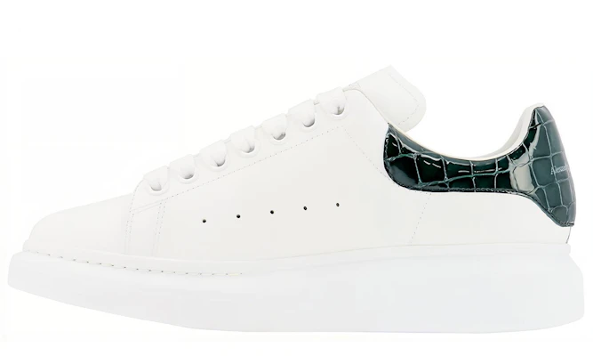 (W) Alexander McQueen Oversized Sneaker ''Putih Hijau'' 553770-WHXMY-9448 Buy (W) Alexander McQueen Oversized Sneaker ''Putih Hijau'' 553770-WHXMY-9448