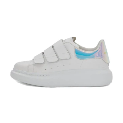(W) Alexander McQueen Oversized Sneaker 'White Iridescent'