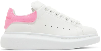 (Women) Alexander McQueen Oversized Sneaker 'White Bright Pink' 718157-WIAF1-9753 (Women) Alexander McQueen Oversized Sneaker 'White Bright Pink' 718157-WIAF1-9753