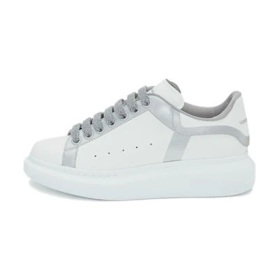 (W) Alexander McQueen Oversized Sneaker 'White Silver'