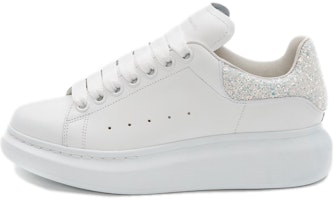 (Women) Alexander McQueen Oversized Sneaker 'White Iridescent' 558945-WIB9T-9550 (Women) Alexander McQueen Oversized Sneaker 'White Iridescent' 558945-WIB9T-9550