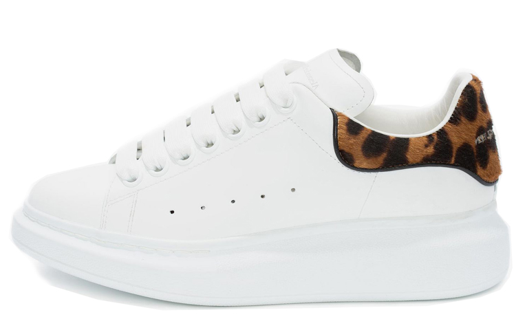 Buy (W) Alexander McQueen Oversized Sneaker 'Putih Leopard' 586407-WHWKM-9369