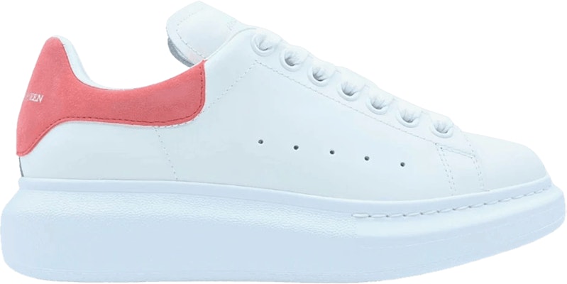 Women Alexander McQueen Oversized Sneaker White Coral 553770