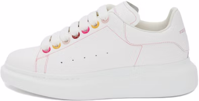 (Women) Alexander McQueen Oversized Sneaker 'White Rainbow' 553770-WHZ4S-9466 (Women) Alexander McQueen Oversized Sneaker 'White Rainbow' 553770-WHZ4S-9466