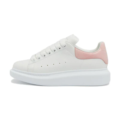 (W) Alexander McQueen Oversized Sneaker 'White Clay Croc'