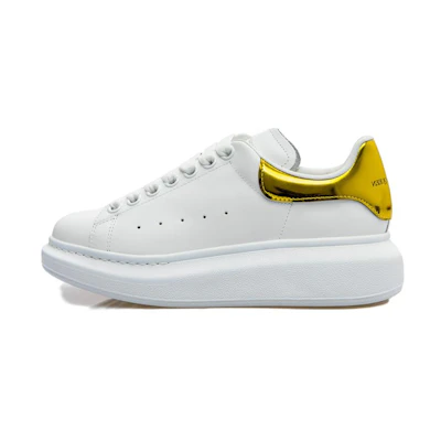 (W) Alexander McQueen Oversized Sneaker 'White Pop Yellow'