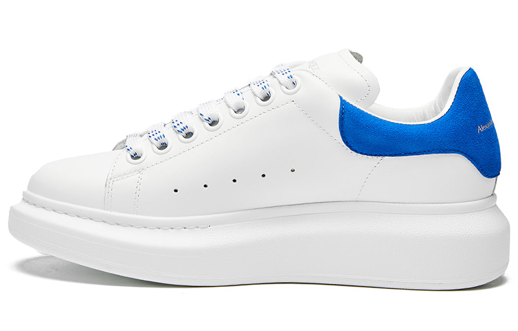 (W) Alexander McQueen Oversized Sneaker 'White Electric Blue'