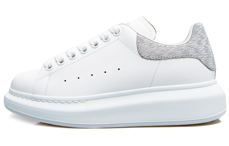 (Women) Alexander McQueen Oversized Sneaker 'White Silver'  558945-WHZ4I-9071