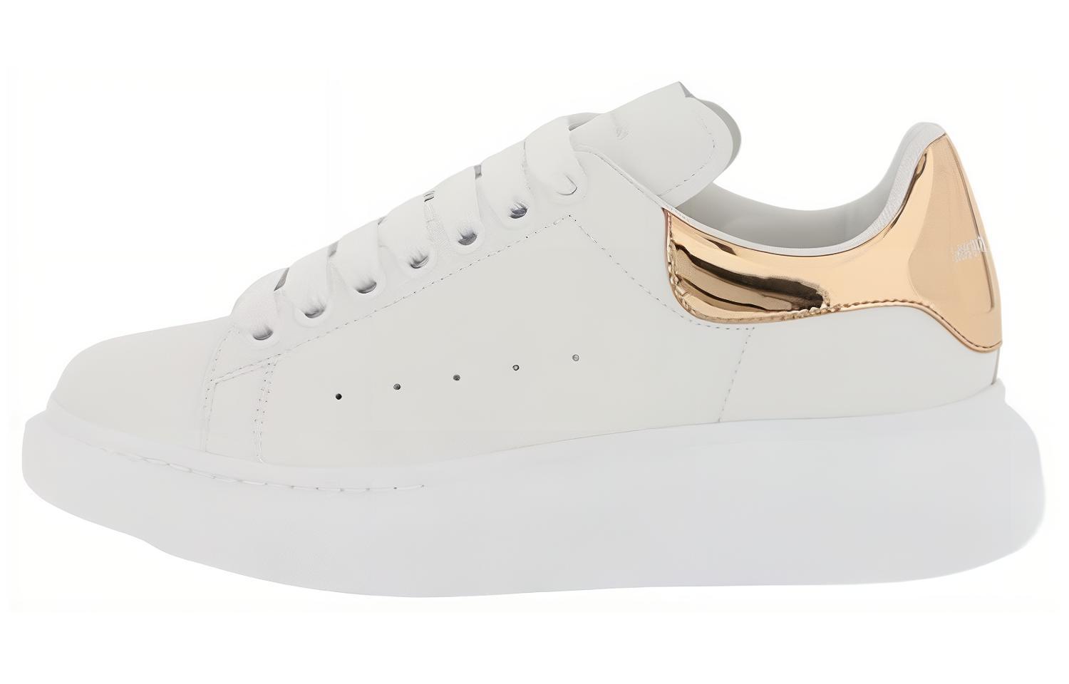 Buy (W) Sneaker Alexander McQueen Oversized 'Putih Gangsa' 718232-WIEE4-9094