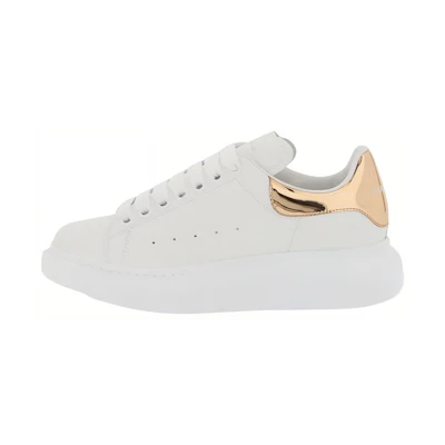 (W) Alexander McQueen Oversized Sneaker 'White Bronze'