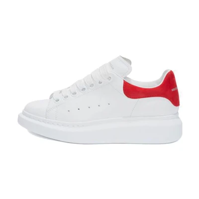 (W) Alexander McQueen Oversized Sneaker 'White Red'