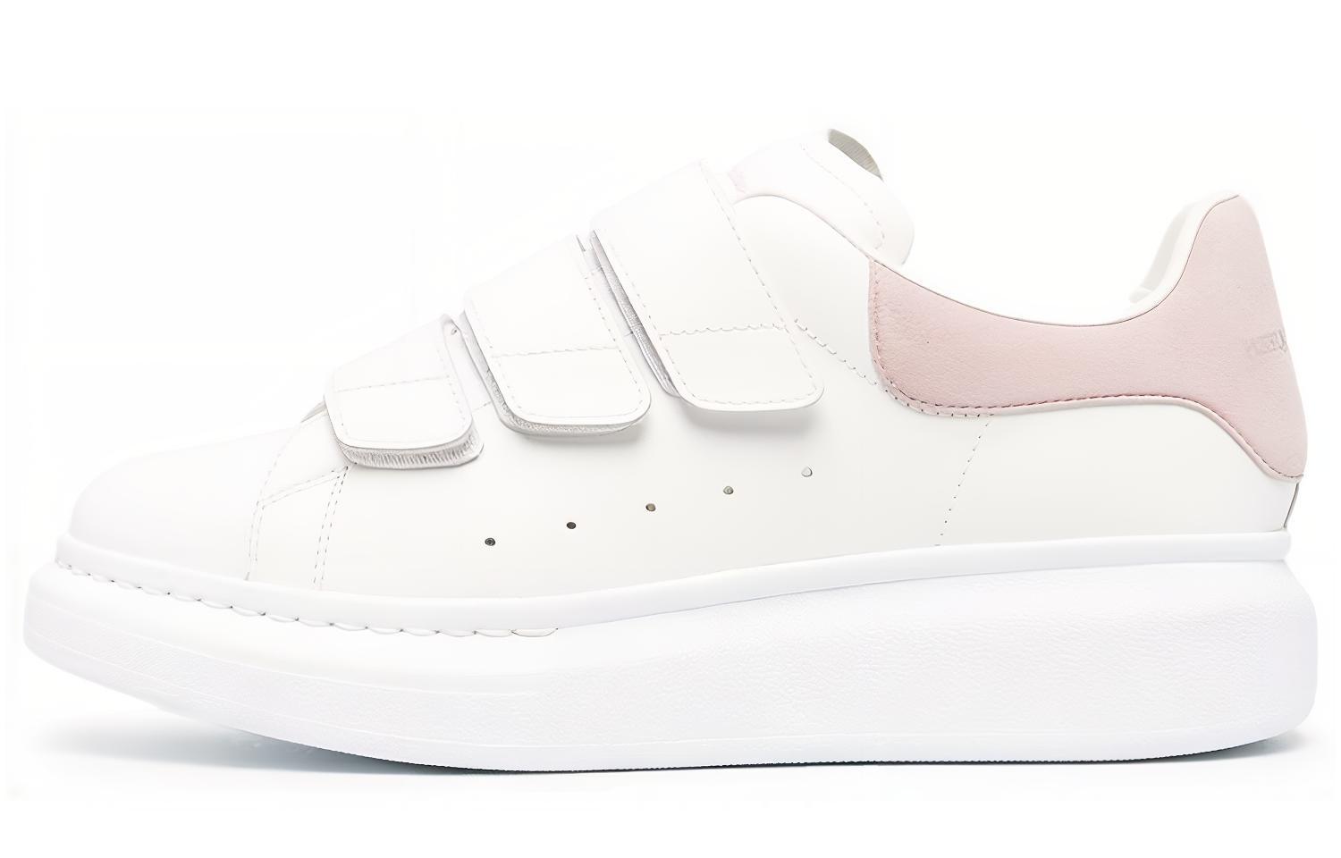 Buy (W) 亚历山大·麦昆 白色魔术贴厚底运动鞋 697105WHGP79462