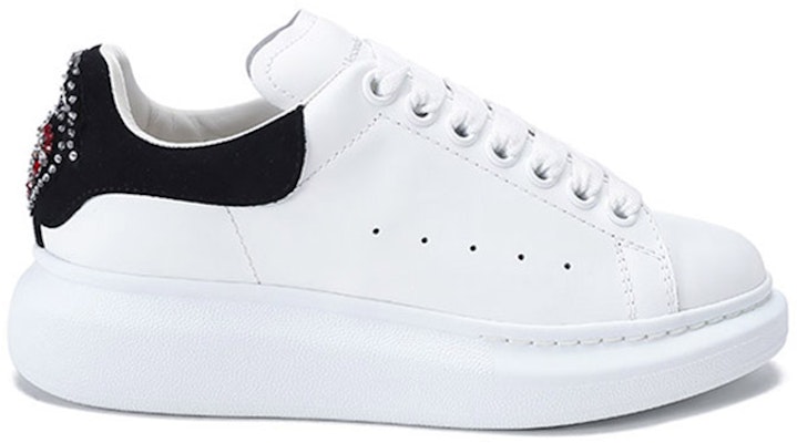 (W) Zapatillas Alexander McQueen Oversized 'Blanco Negro Corazón Cristal' 667238-WIAF2-9061 Order (W) Zapatillas Alexander McQueen Oversized 'Blanco Negro Corazón Cristal' 667238-WIAF2-9061