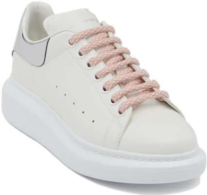 (W) 알렉산더 맥퀸 오버사이즈 스니커즈 '화이트 실버 핑크' 718232-WIEE4-9071 Order (W) 알렉산더 맥퀸 오버사이즈 스니커즈 '화이트 실버 핑크' 718232-WIEE4-9071