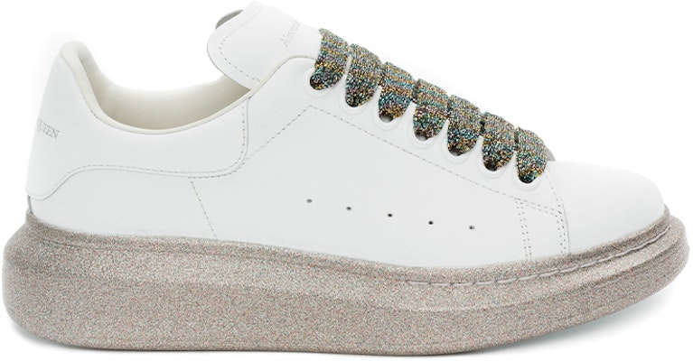 (W) Alexander McQueen Oversized Sneaker 'Putih Multi' 553770WHWKV9035 Order (W) Alexander McQueen Oversized Sneaker 'Putih Multi' 553770WHWKV9035