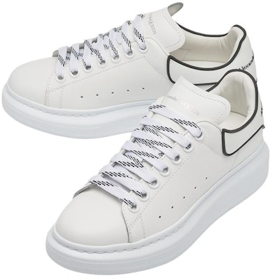 (W) Alexander McQueen Oversized Sneaker 'Putih Hitam' 621056-WHXMT-9074 Order (W) Alexander McQueen Oversized Sneaker 'Putih Hitam' 621056-WHXMT-9074